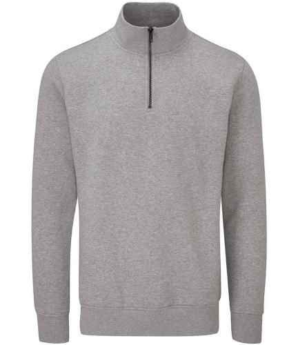 Mantis Unisex 1/4 Zip Sweatshirt - HEA - XXL